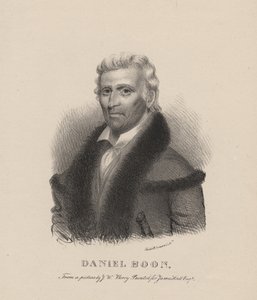 Daniel Boone, litho C.G. Gyermekek, 1830